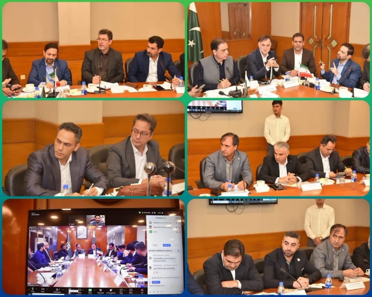 نشست هیات تجاری اتاق بازرگانی قزوین در اتاق بازرگانی پاکستان