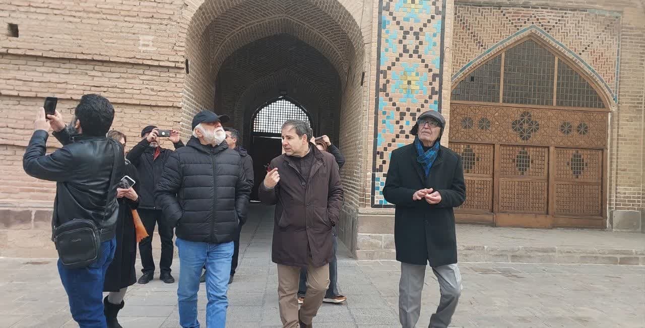 بازدید مدیر پرونده ثبت جهانی مسجد ایرانی از مساجد تاریخی قزوین بازدید مدیر پرونده ثبت جهانی مسجد ایرانی از مساجد تاریخی قزوین