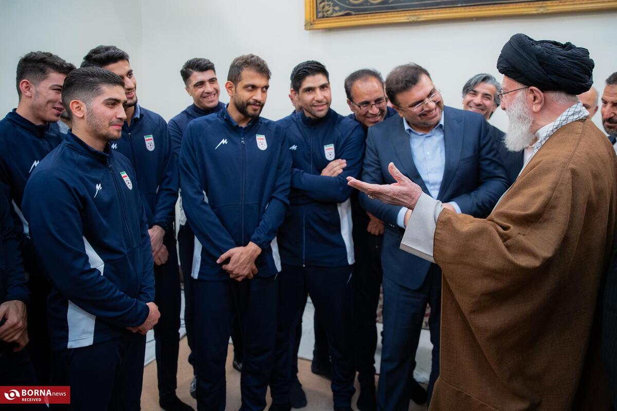 دیدار تیم ملی فوتسال با رهبر معظم انقلاب اسلامی