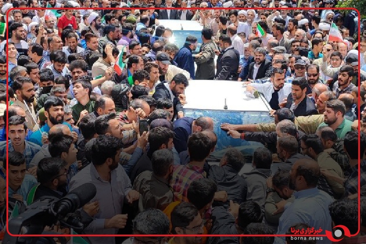 استقبال گرم مردم قم از رییس جمهور
در میدان روح الله