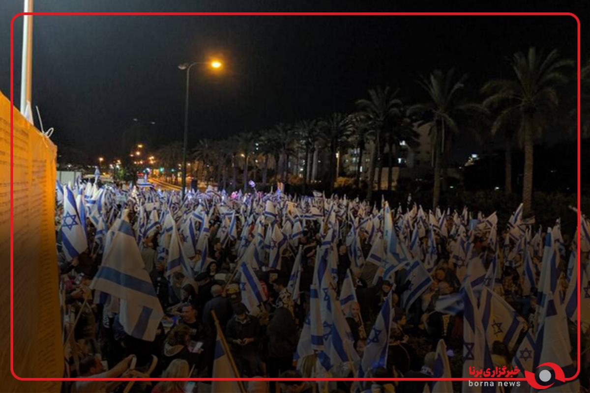 صدها اسرائیلی بار دیگر در مقابل اقامتگاه نتانیاهو در تل آویو تجمع کردند