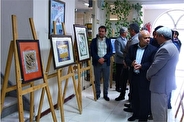 نمایشگاه  خوشنویسی استاد نعمت اله سالم  در شهرستان فامنین برپا گردید