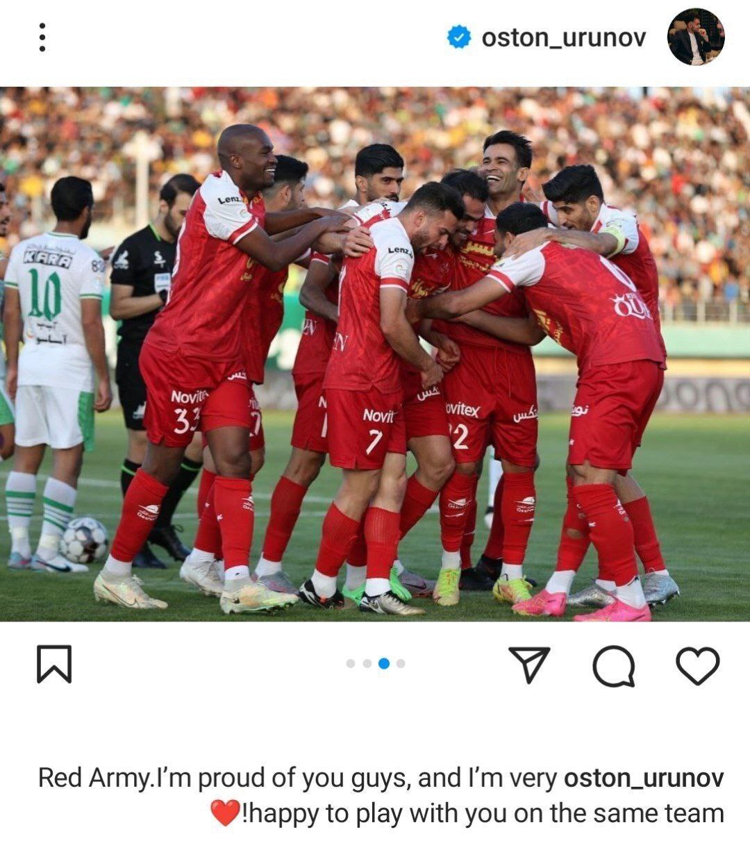 واکنش ارونوف ب حذف تلخ پرسپولیس از جام حذفی