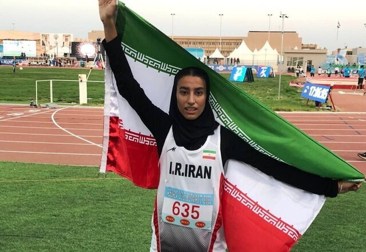 تبریک بهادری جهرمی به دونده زن ایرانی