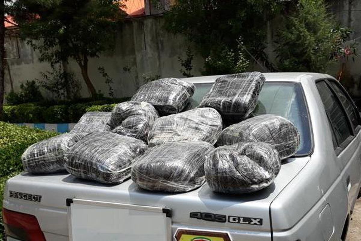 کشف ۴۵۵ کیلوگرم مواد مخدر در شهرستان میناب استان هرمزگان 
