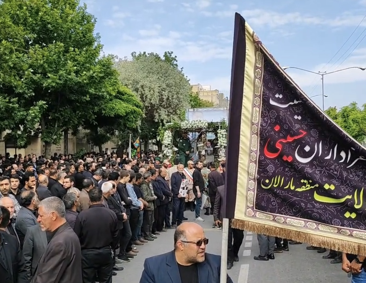 پیکر مطهر شهید مالک رحمتی در مراغه تشییع شد