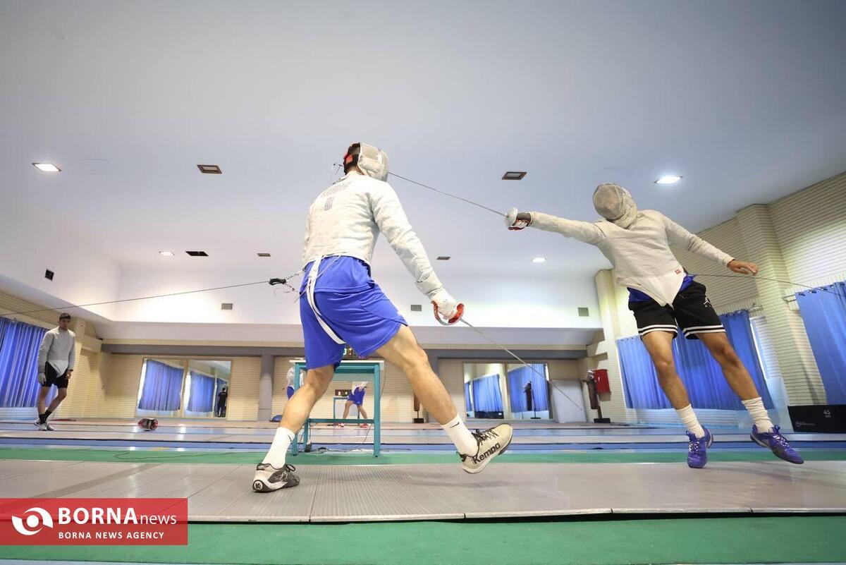 بازدید وزیر ورزش و جوانان از اردوی تیم شمشیربازی اعزامی به المپیک پاریس