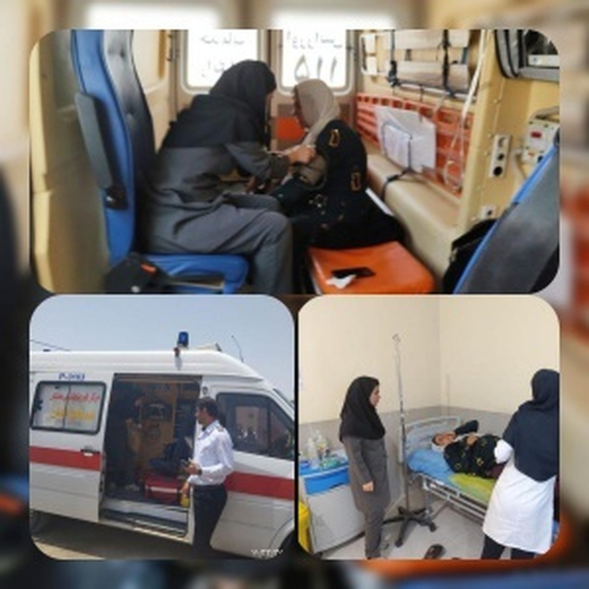 نجات جان مادر باردار پُرخطر در گرمای طاقت‌فرسا