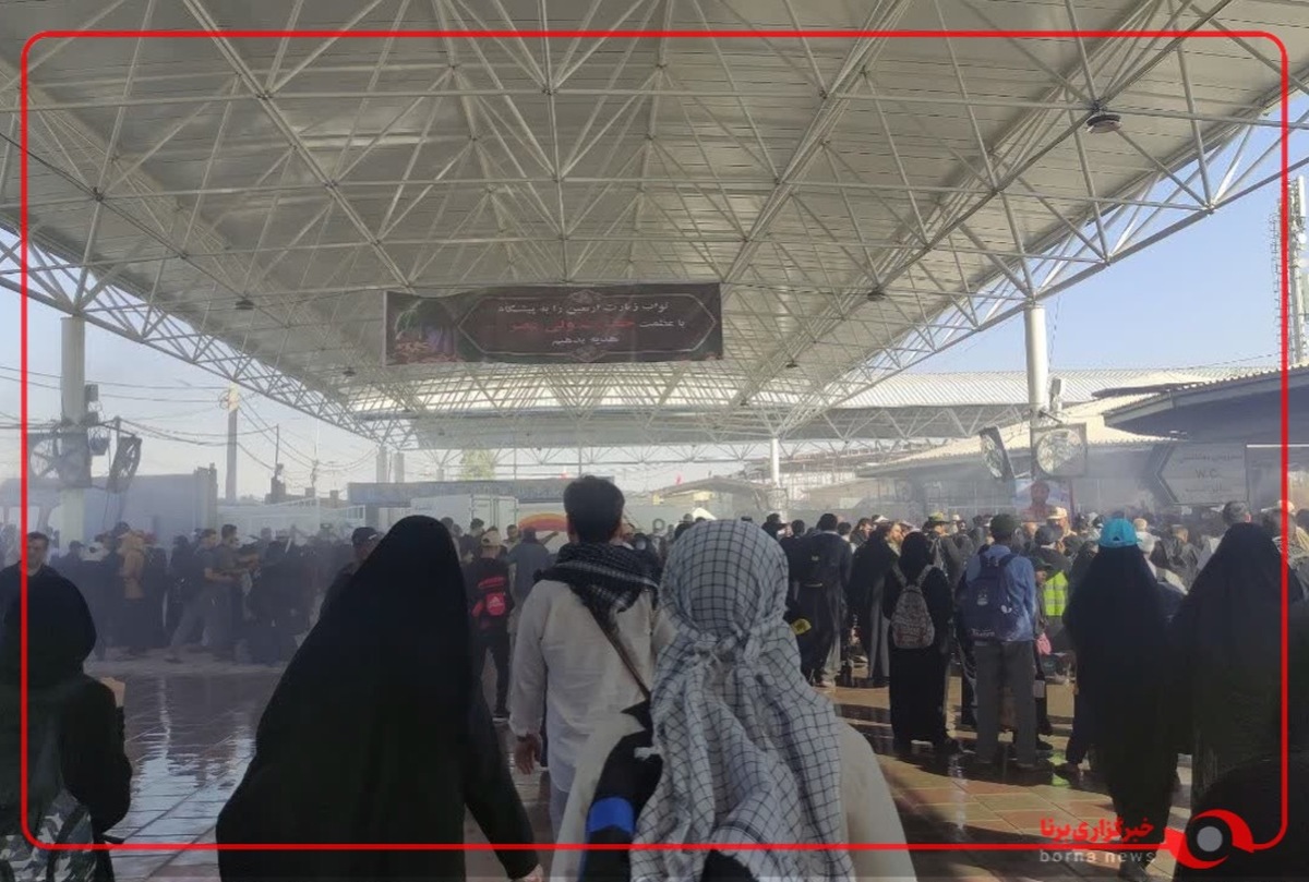 سیل خروشان اربعینی‌ها در مرز مهران