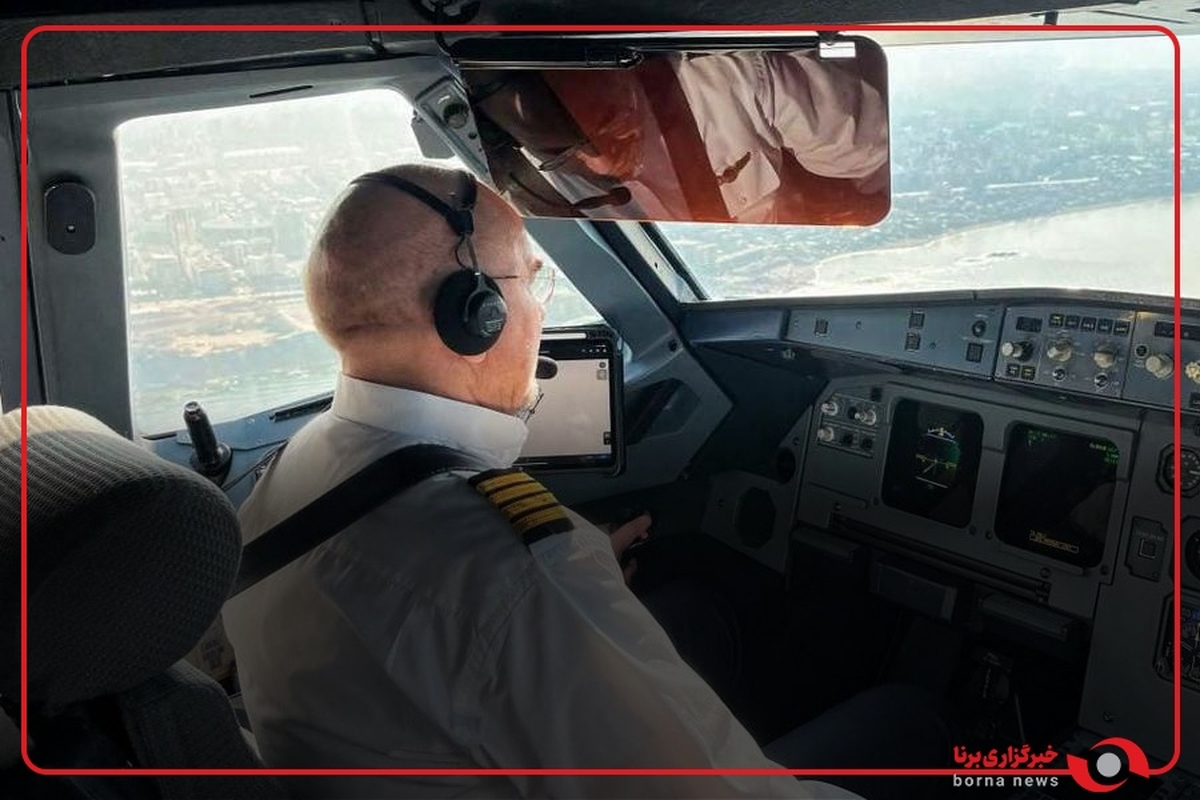 ویدئویی از خلبانی قالیباف در سفر به بیروت