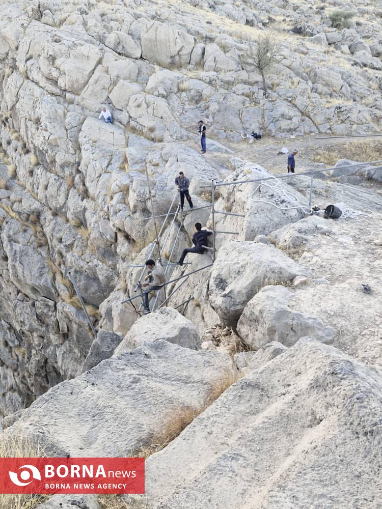 آغاز مرمت کهن ترین نقش برجسته ایلامی/ «کورنگون» جان می گیرد آغاز مرمت کهن ترین نقش برجسته ایلامی/ «کورنگون» جان می گیرد