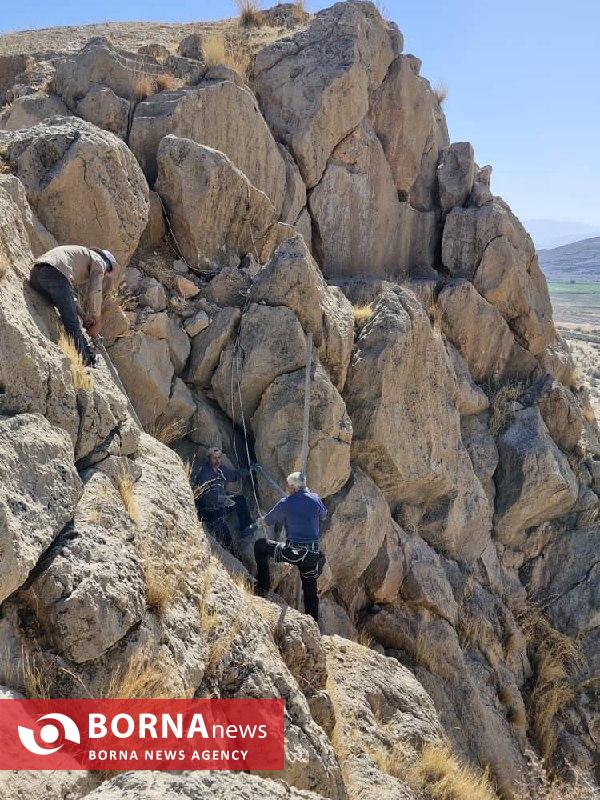 آغاز مرمت کهن ترین نقش برجسته ایلامی/ «کورنگون» جان می گیرد آغاز مرمت کهن ترین نقش برجسته ایلامی/ «کورنگون» جان می گیرد
