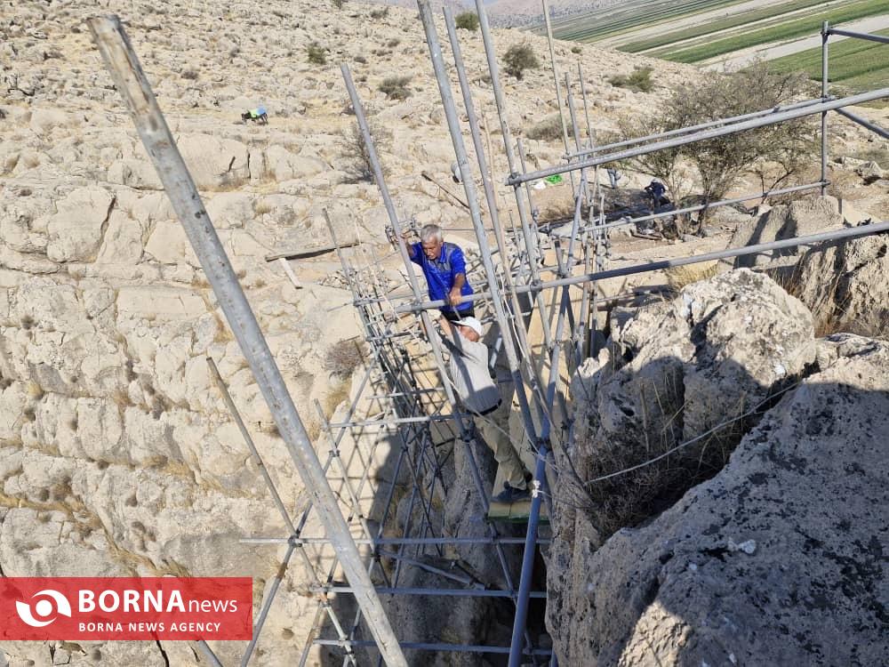آغاز مرمت دومین نقش برجسته تاریخ ایران/ «کورنگون» جان میگیرد آغاز مرمت دومین نقش برجسته تاریخ ایران/ «کورنگون» جان میگیرد