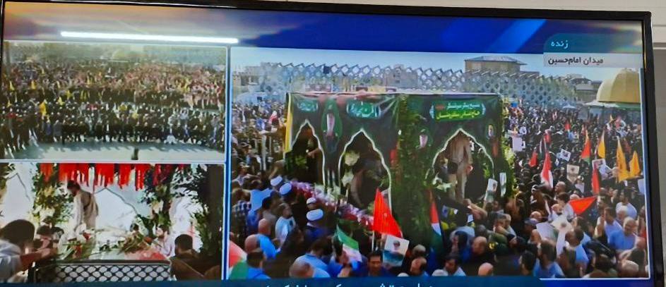 مراسم تشییع پیکر سردار نیلفروشان با حضور سردار قاآنی و پزشکیان در تهران برگزار شد مراسم تشییع پیکر سردار نیلفروشان با حضور سردار قاآنی و پزشکیان در تهران برگزار شد