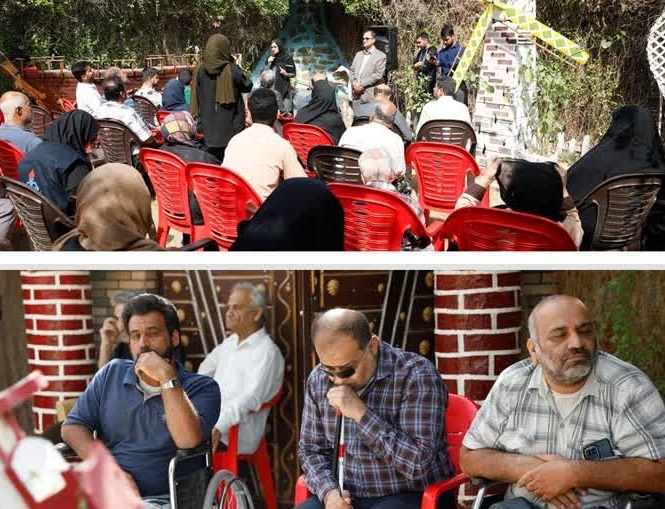 حضور مدیرعامل پالایشگاه آبادان در جمع کودکان و معلولان + عکس