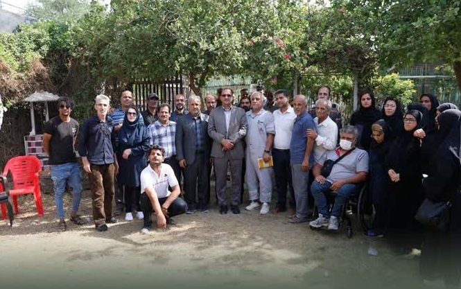 حضور مدیرعامل پالایشگاه آبادان در جمع کودکان و معلولان + عکس