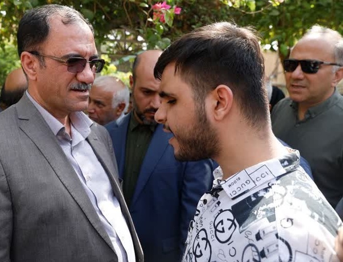 حضور مدیرعامل پالایشگاه آبادان در جمع کودکان و معلولان + عکس