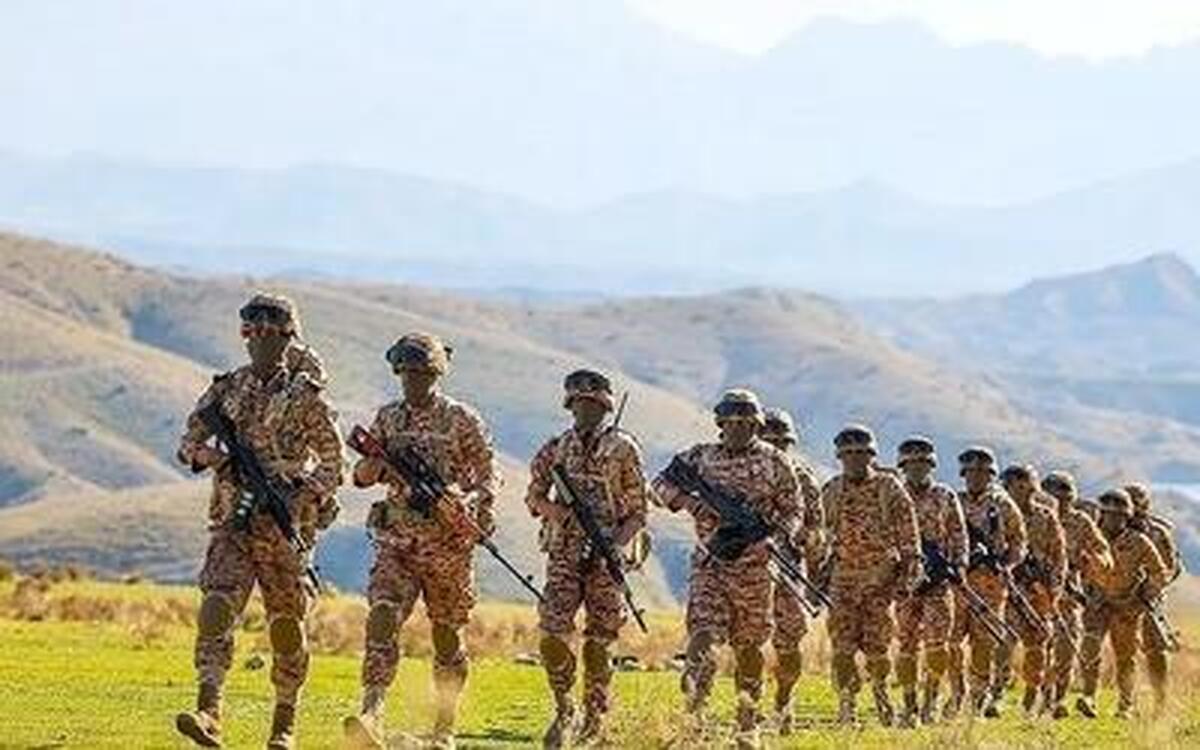 برگزاری رزمایش در منطقه مرزی نوردوز