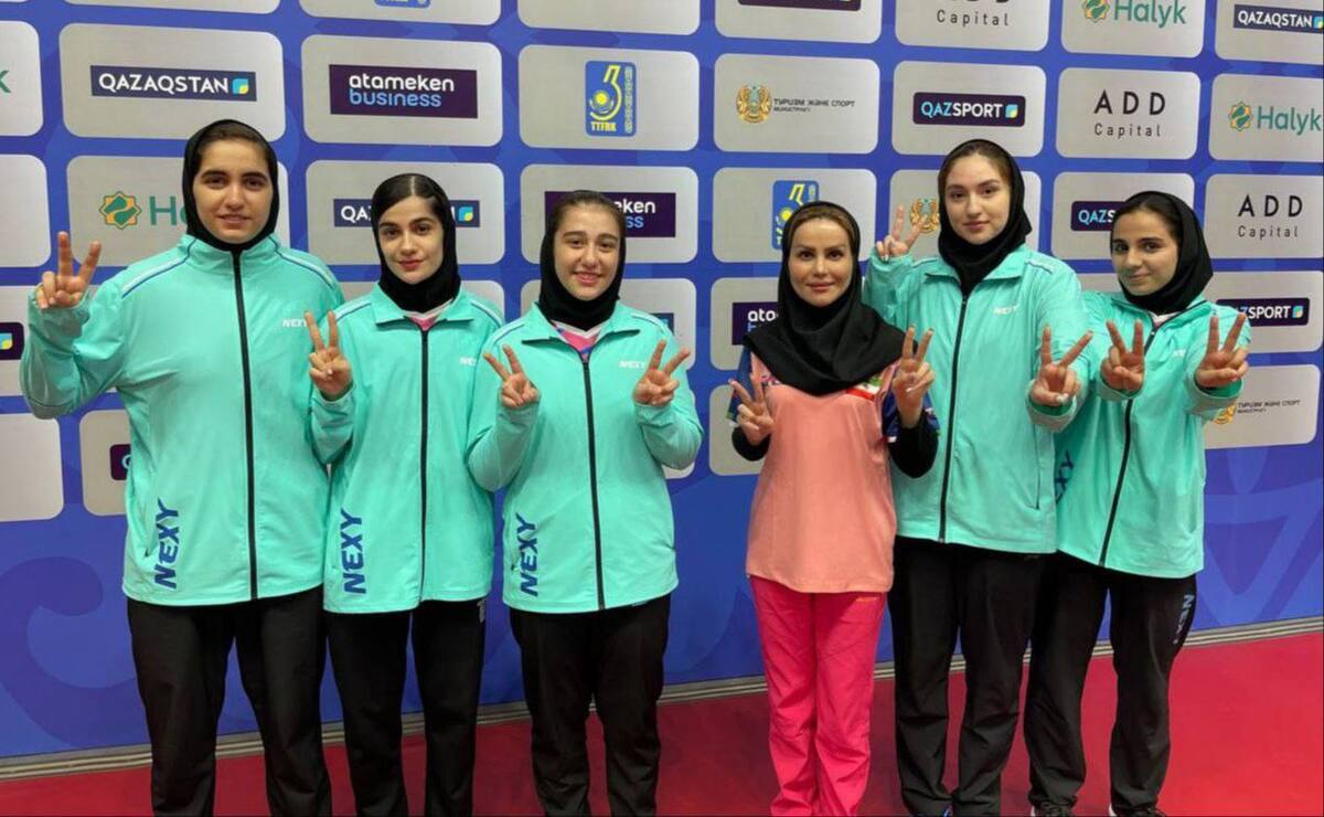 سومین پیروزی دختران ایران و قهرمانی مقتدرانه در آسیای میانه