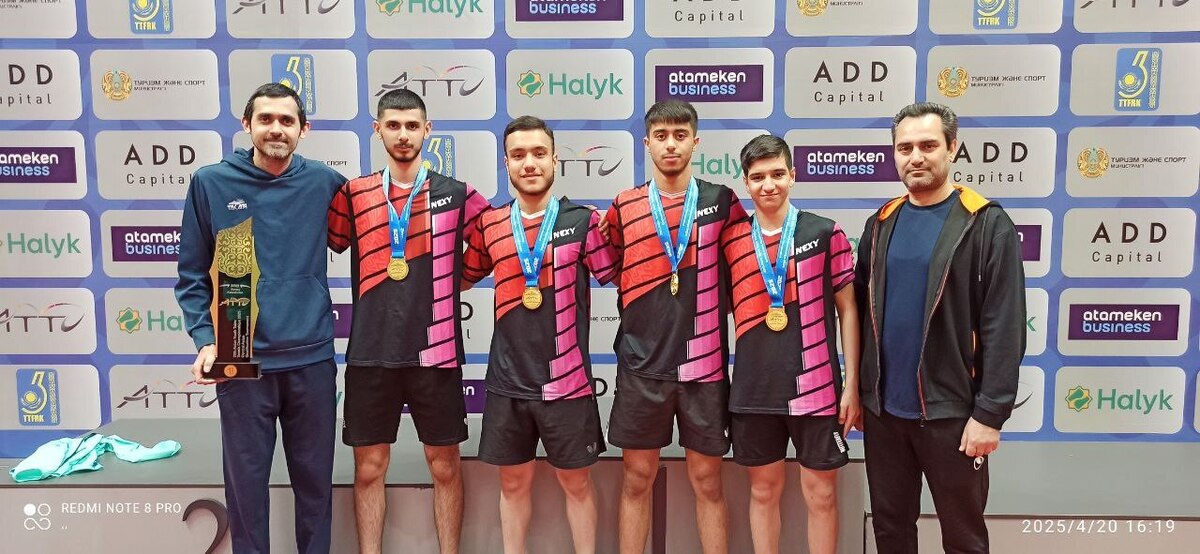 قهرمانی پسران ایران در آسیای میانه