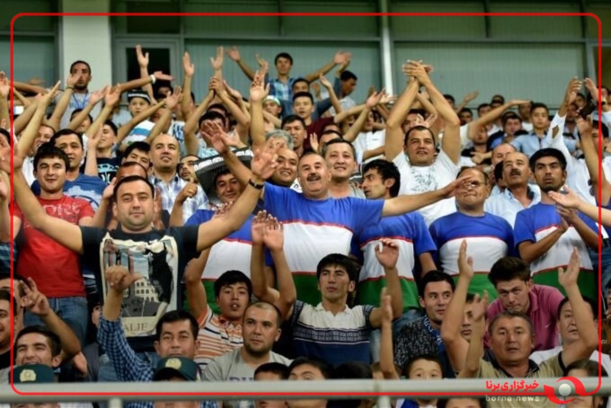 حضور تماشاگران ازبکستانی در فرودگاه امام خمینی(ره) برای تماشای بازی ایران و ازبکستان
