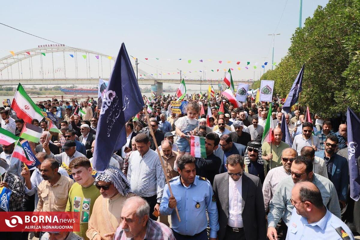 راهپیمایی روز قدس - خرمشهر