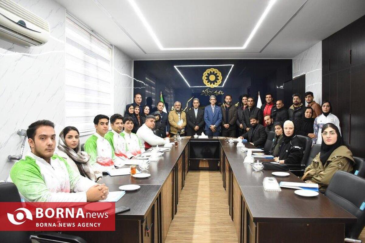 تجلیل از قهرمانان پارالمپیک بهزیستی کرمانشاه