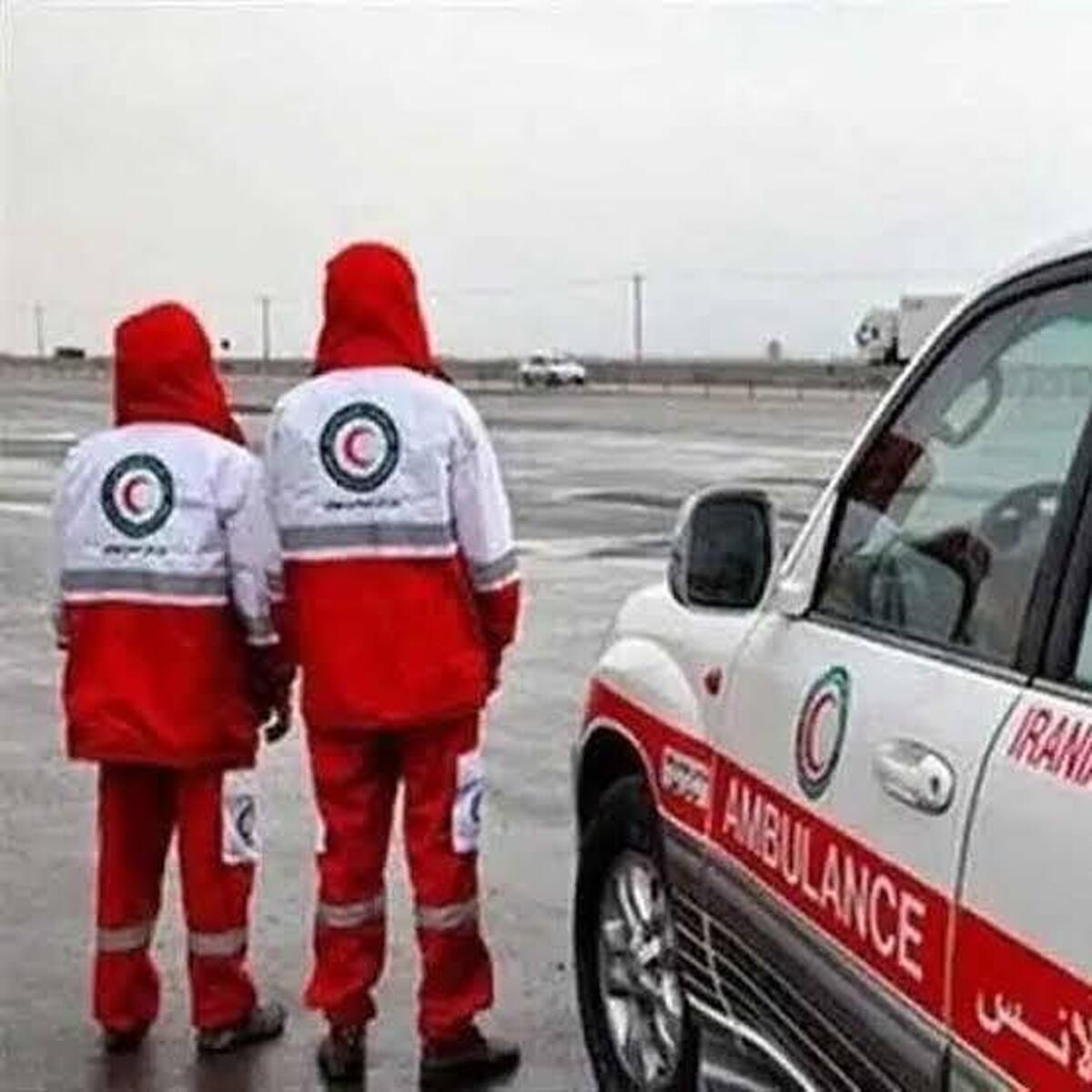 نجات جان پنج نفر در منطقه صعب‌العبور بل با تلاش امدادگران هلال‌احمر فارس