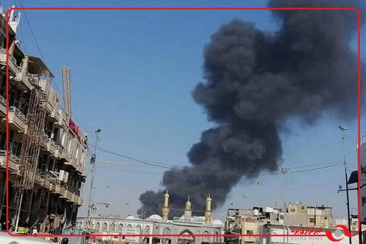 آتش‌سوزی در هتلی نزدیک خیابان قبله امام حسين (ع) در کربلا