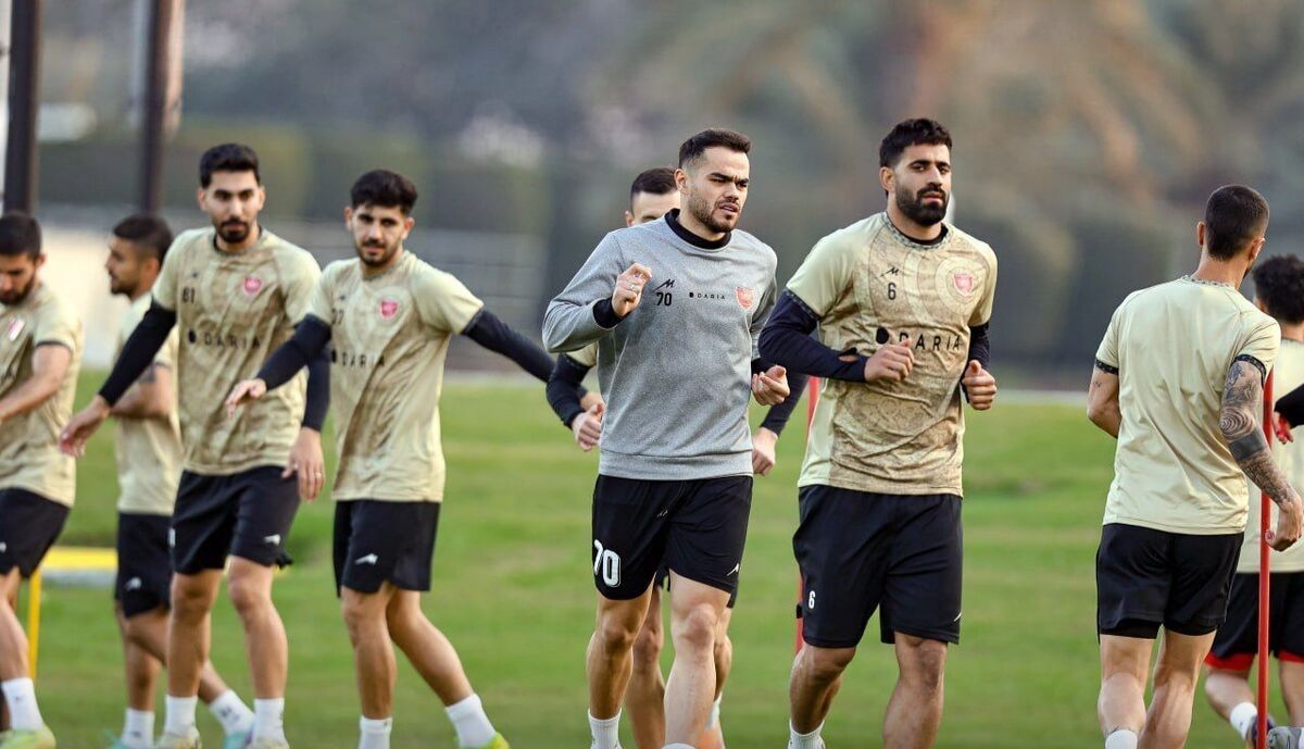 برگزاری تمرین پرسپولیس در قطر با حضور سرگیف