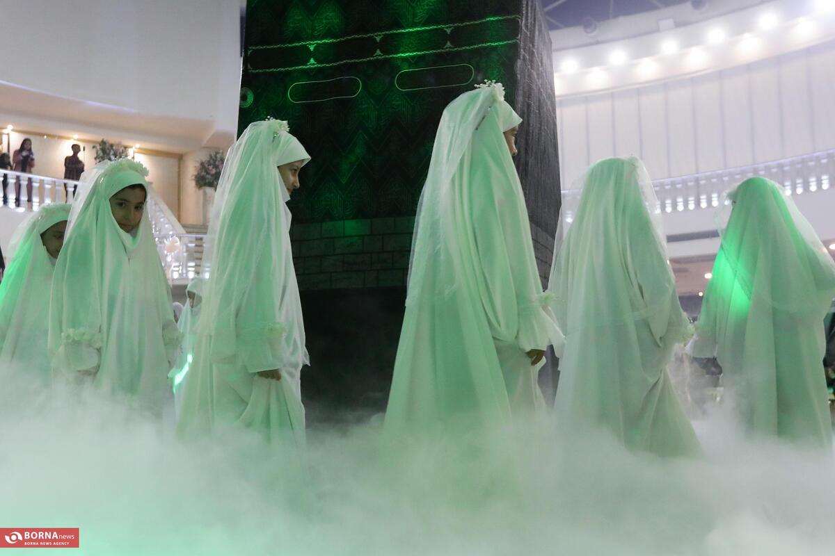 جشن تکلیف دختران دانش‌آموز مشهدی + گزارش تصویری