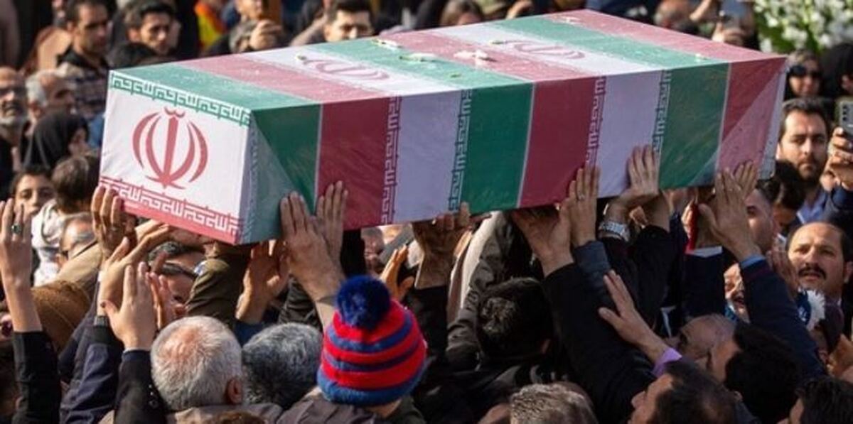 تشییع شهدای امنیت در قزوین