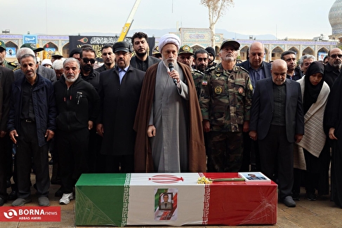 تشییع پیکر شهید حافظ امنیت - شیراز