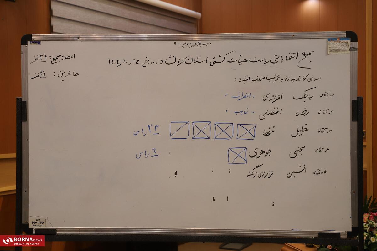 گزارش تصویری| «خلیل تنها» رئیس هیات کشتی کرمانشاه شد