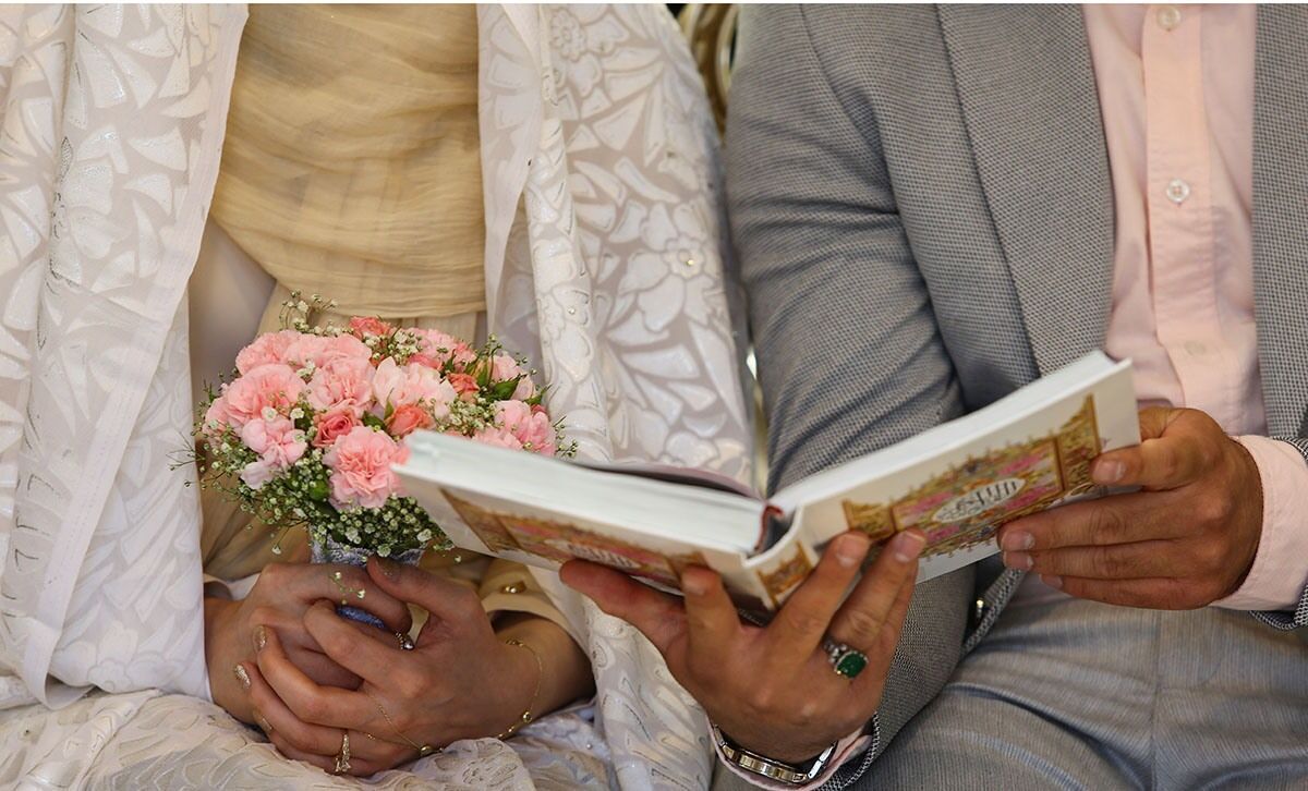 پیوند آسمانی ۸۰ زوج جوان در جوار بارگاه نورانی کریمه اهل بیت (س)