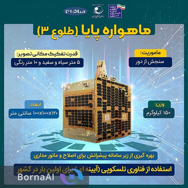 جزئیات کامل ۳ ماهواره ایرانی در آستانه پرتاب جزئیات کامل ۳ ماهواره ایرانی در آستانه پرتاب