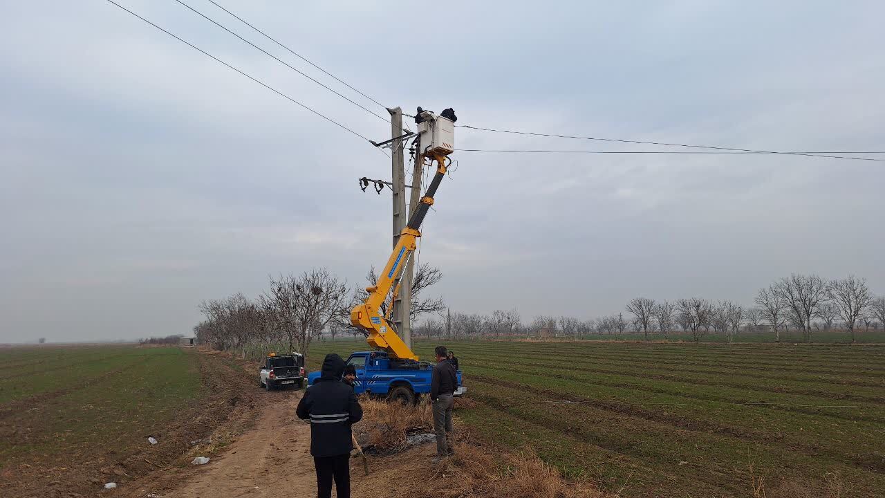اقدام جهادی اصلاح و تعمیرات فیدر ۲۰ کیلو ولت کوچار در منطقه برق البرز آغاز شد 