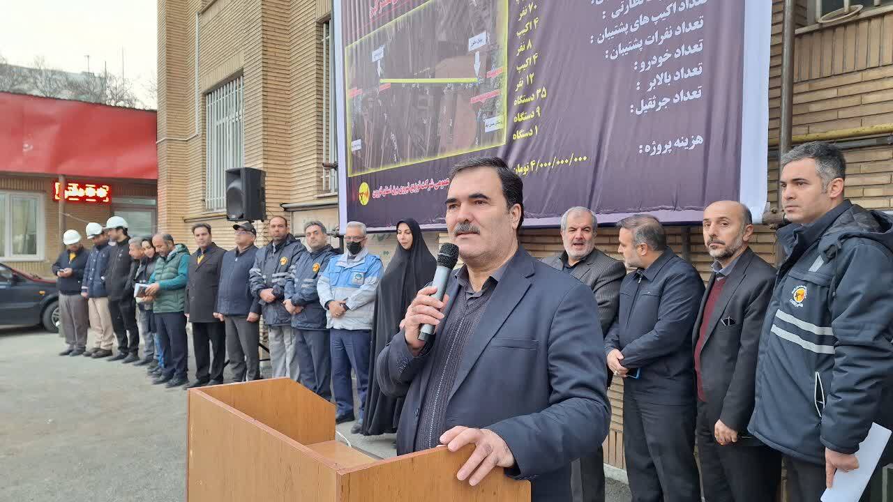 اقدام جهادی اصلاح و تعمیرات فیدر ۲۰ کیلو ولت کوچار در منطقه برق البرز آغاز شد 