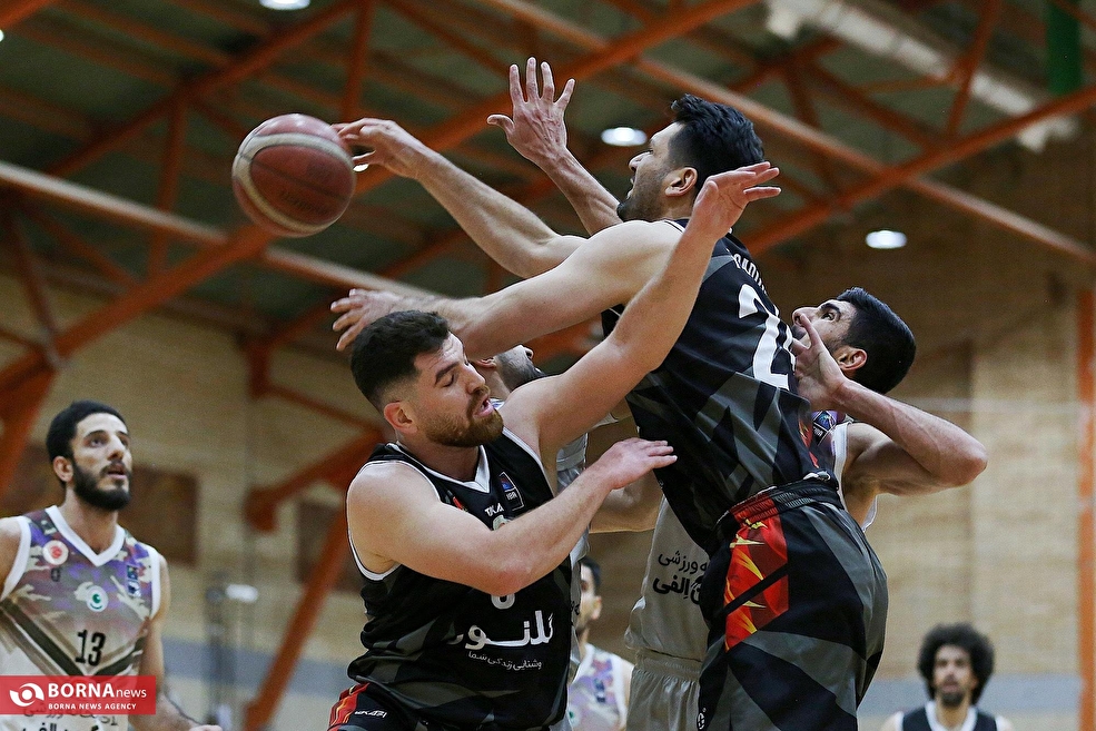 دیدار بسکتبال رعد پدافند هوایی-گلنور