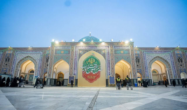 اهتزاز دیوارنگاره «نصر من الله وفتح قریب» در حرم امام رضا(ع)