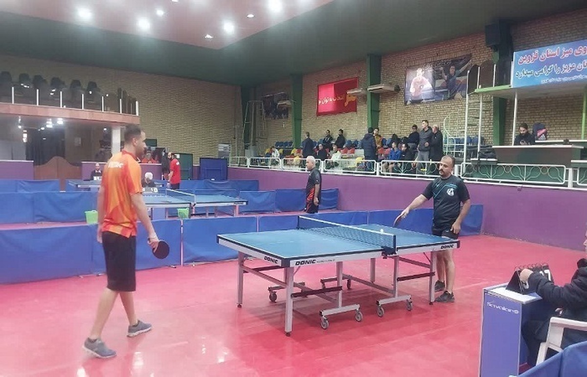 آغاز رقابت‌های لیگ تنیس روی میز کارخانجات کشور در قزوین