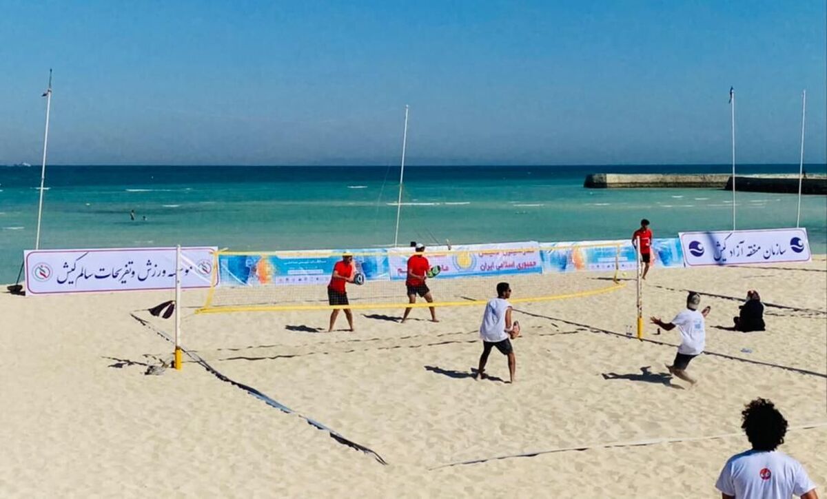 رقابت های تنیس ساحلی؛ اوج هیجان در سواحل نیلگون خلیج فارس