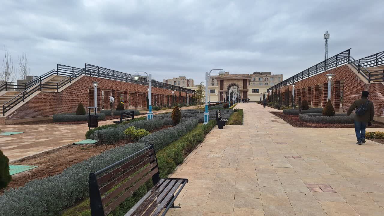 پارک بزرگ شهر محمدیه افتتاح شد 