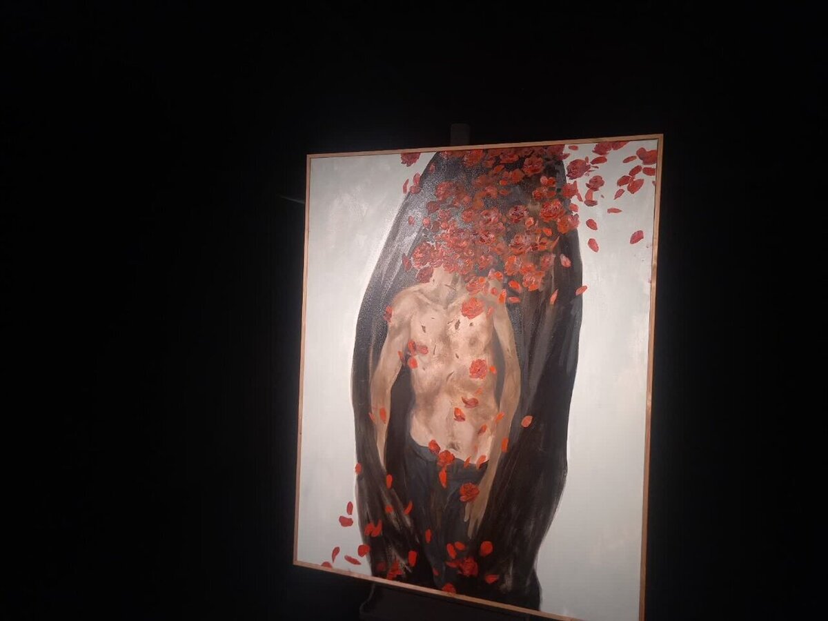 «سایه امنیت» جدیدترین نقاشی حسن روح‌الامین رونمایی شد