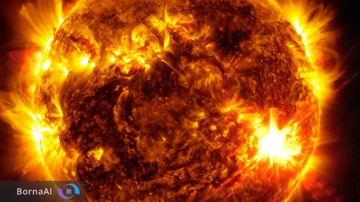 شلیک ۴ شراره وسط خورشید؛ فعالیت‌های هیجان‌انگیز در راه است+فیلم