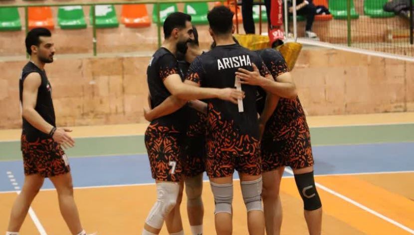 تیم والیبال «آریشای قزوین» در مسابقات والیبال دسته دوم کشور خوش درخشید