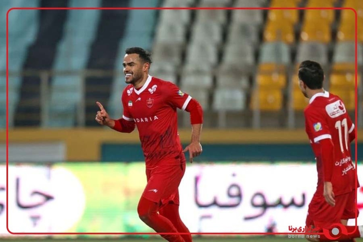 گل اول پرسپولیس به سپاهان توسط اورونوف