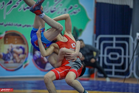 مسابقات کشتی فرنگی نوجوانان استان مرکزی