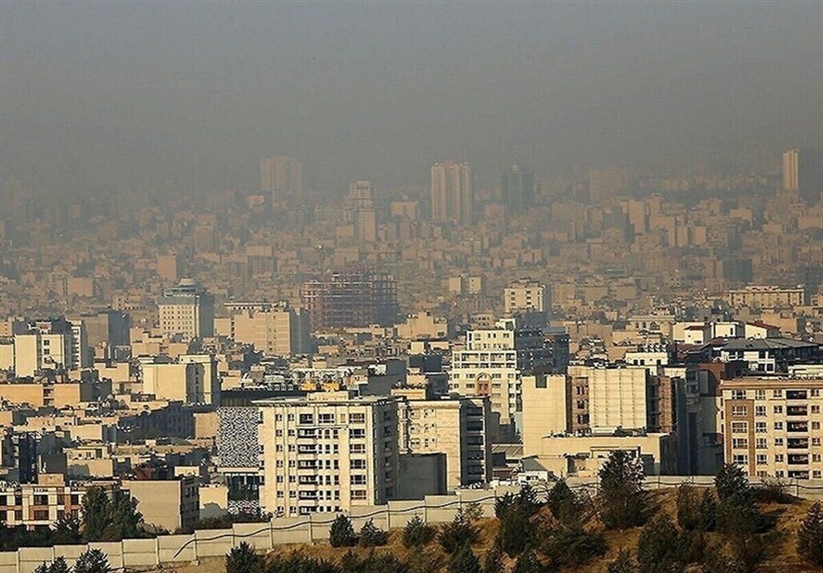 کیفیت هوای تهران امروز در وضعیت ناسالم