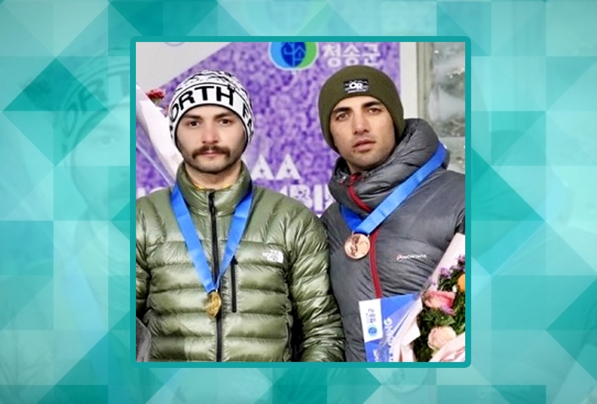 دو مدال ارزشمند سوغاتی یخ نوردان ایران از جام جهانی سوئیس